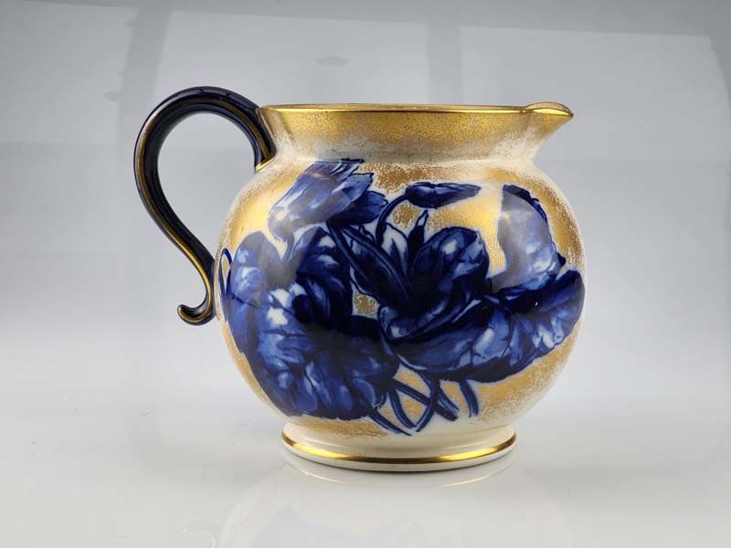 Doulton Burslem - Blue &amp; White Flower Jug