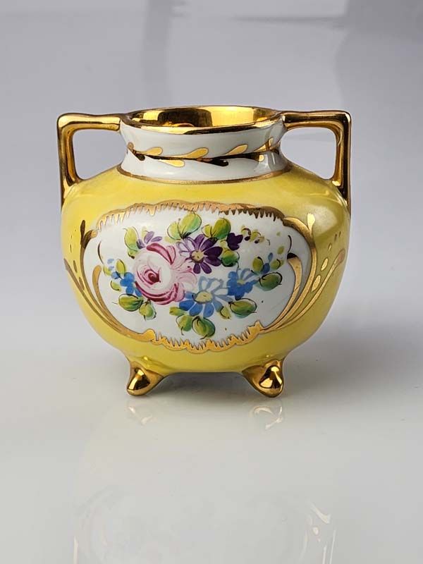 Limoges France - Yellow hand painted