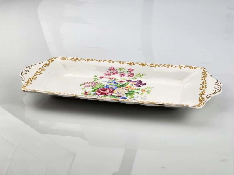 China & Ceramics: Royal Albert - Nosegay sandwich tray