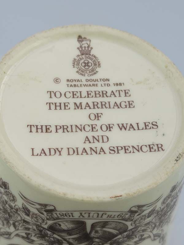 Royal Family: The Marriage of Charles and Diana Beaker 1981