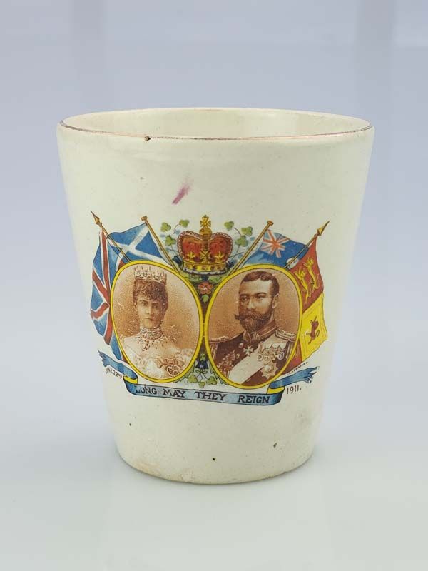 King George V &amp; Mary Beaker - Burgh of Maxwelltown