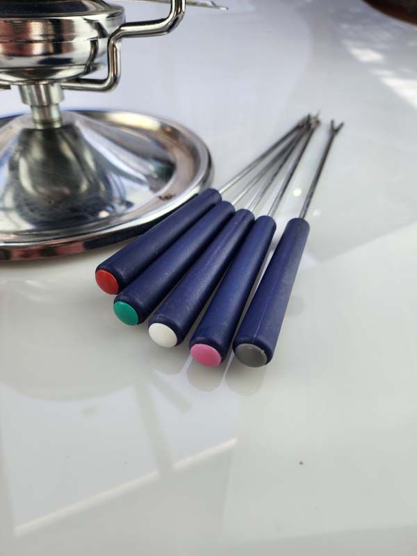 Vintage & Retro: Fondue Set - Blue