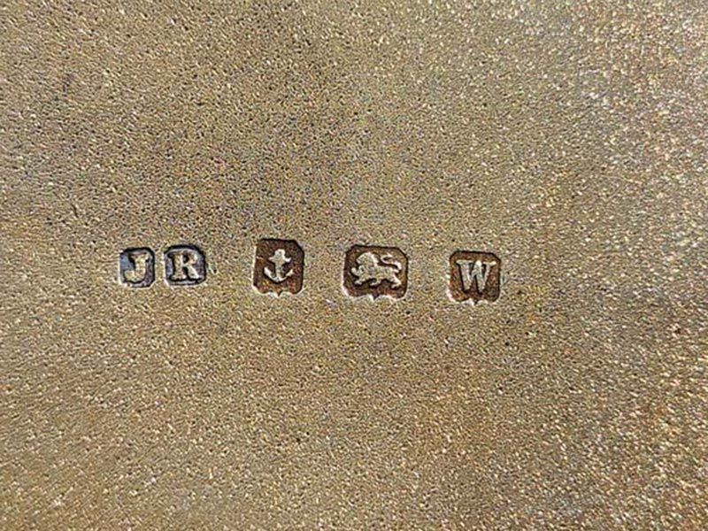 Silver & Gold: Sterling Silver Cigarette Case 1921