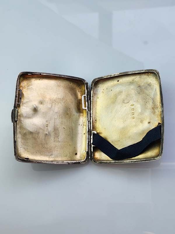 Silver & Gold: Sterling Silver Cigarette Case 1908