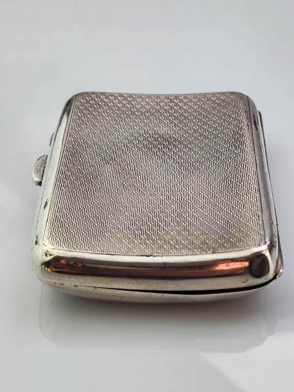 Silver & Gold: Sterling Silver Cigarette Case 1927
