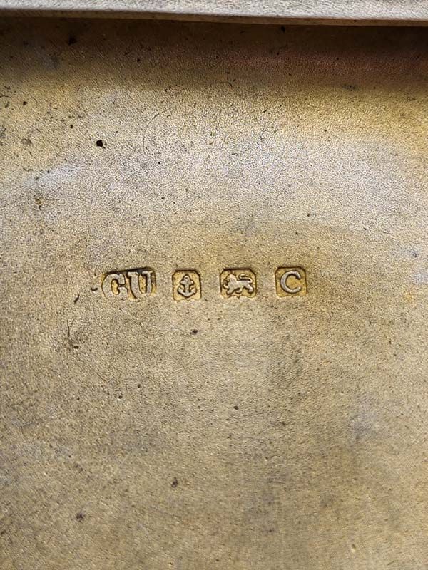 Silver & Gold: Sterling Silver Cigarette Case 1927