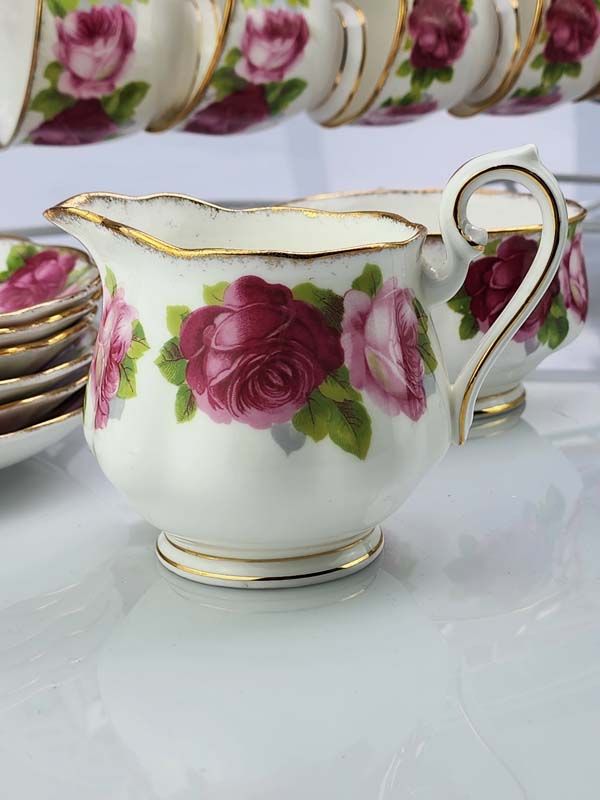 China & Ceramics: Old English Rose tea set