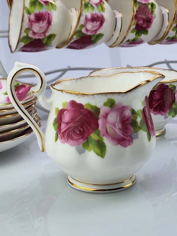 China & Ceramics: Old English Rose tea set