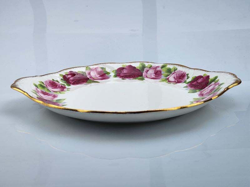 Royal Albert: Old English Rose Cake Plate