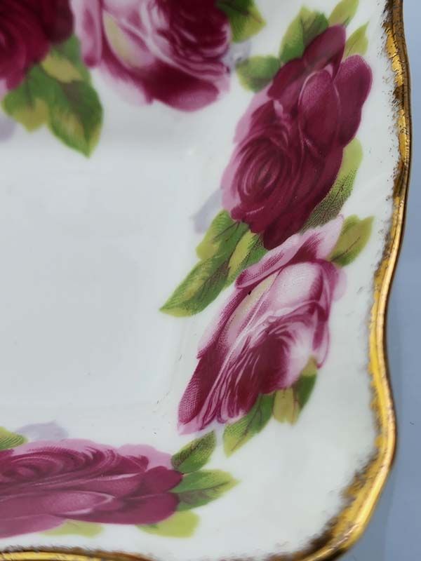China & Ceramics: Old English Rose Nutdish