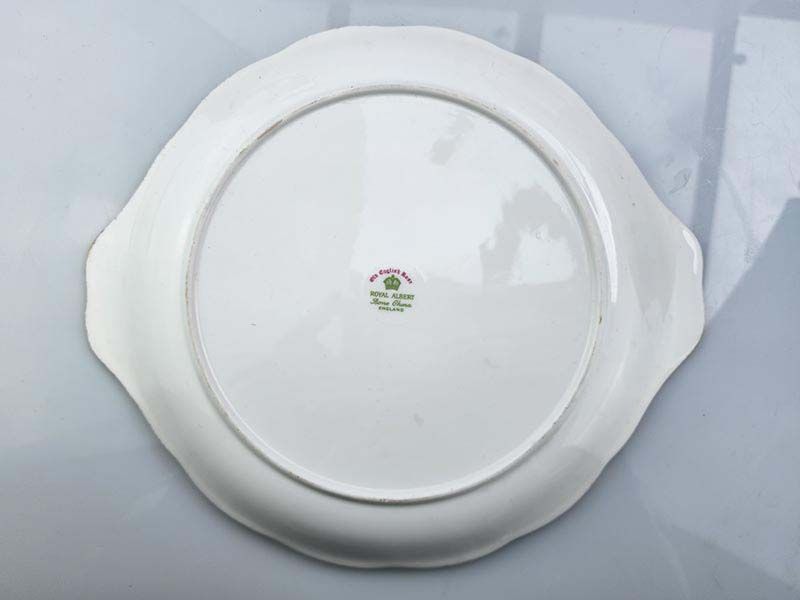 Royal Albert: Old English Rose Cake Plate