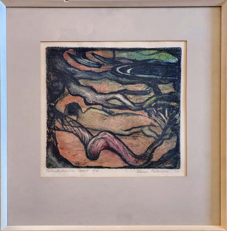 New Zealand Art: Alison Pickmere - Pohutukawa Coast