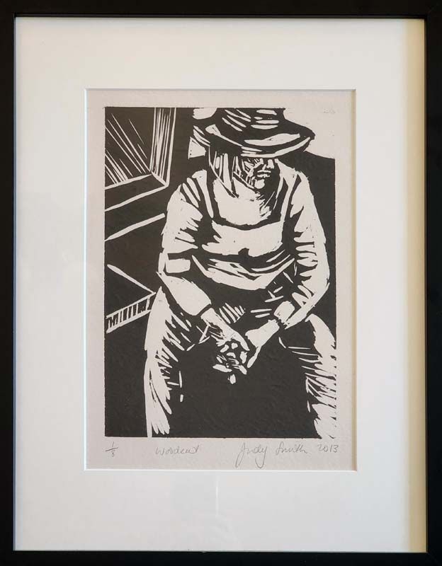 New Zealand Art: Judy Smith Woodcut