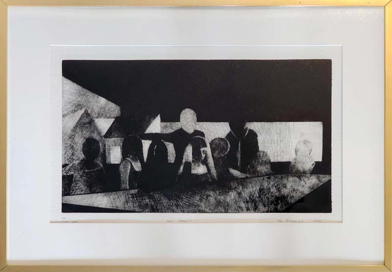 New Zealand Art: John Drawbridge - The Party