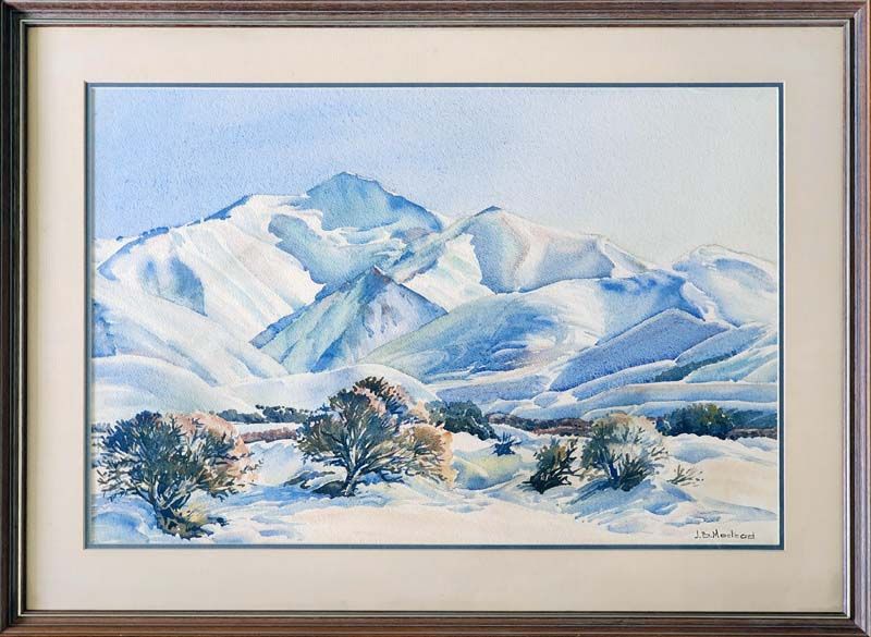 New Zealand Art: June MacLeod - Snow Landscape