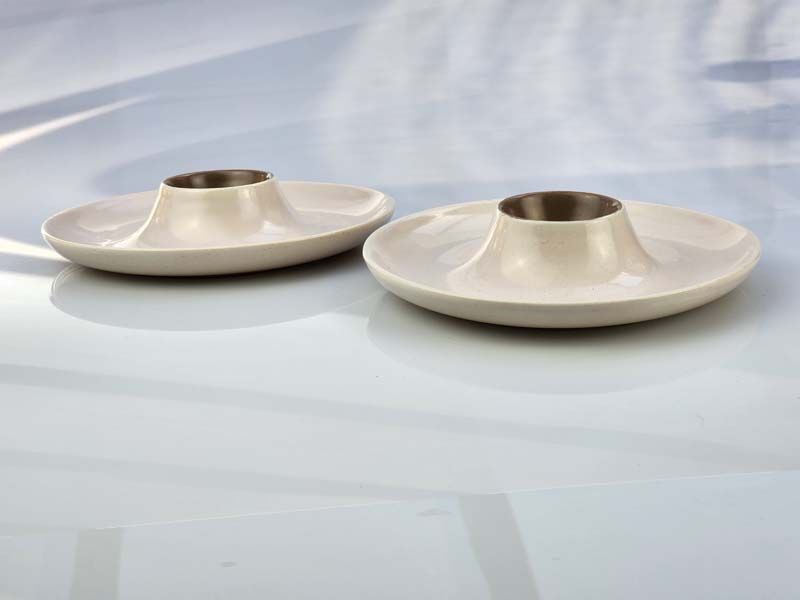Vintage & Retro: Poole combined egg cup & plate