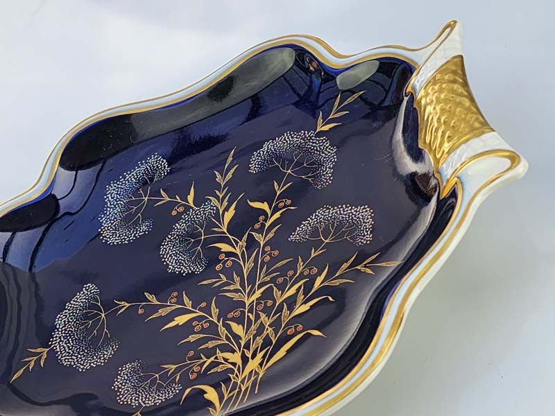 China & Ceramics: Echt Weaimar Kobalt Dish