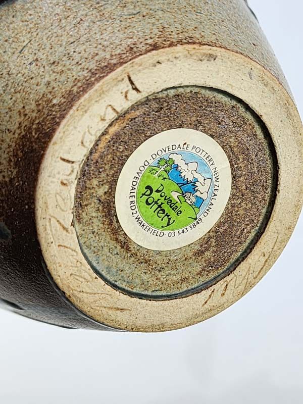 - Signed studio pottery: Dovedale pottery small vase