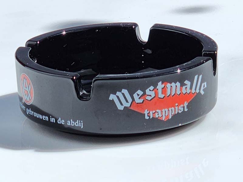 Belgian Antwerp Westmalle trappist brewery cafe Ashtray
