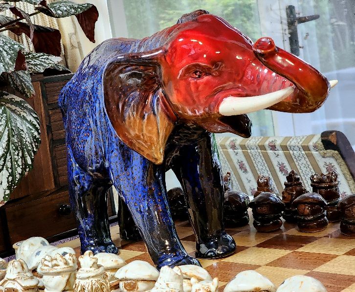 Royal Doulton - Sung Flambe Large Elephant