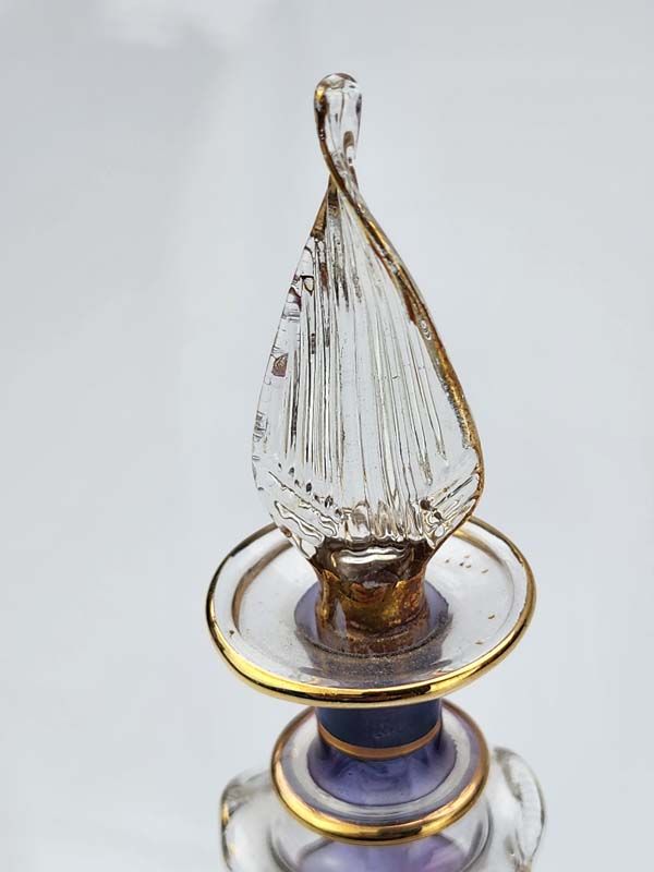 Glass: Venetian glass perfume bottle