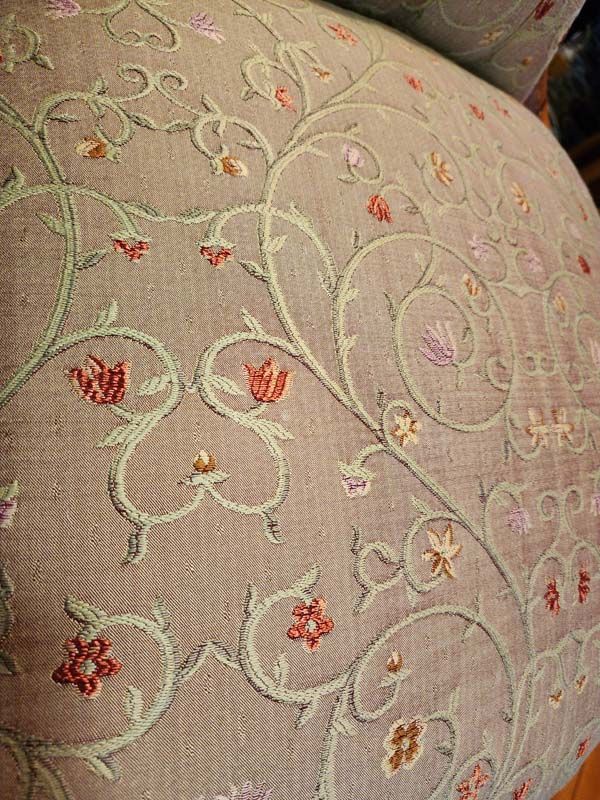 Furniture: Victorian deep buttoned ladies chair