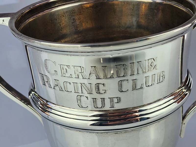Silver & Gold: Sterling Silver - Geraldine Racing Club Cup 1926