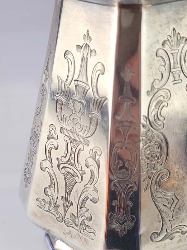 Sterling Silver: Sterling Silver - Hexagonal Jug 1847