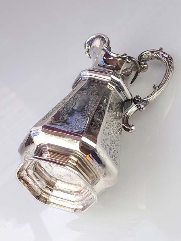 Sterling Silver: Sterling Silver - Hexagonal Jug 1847