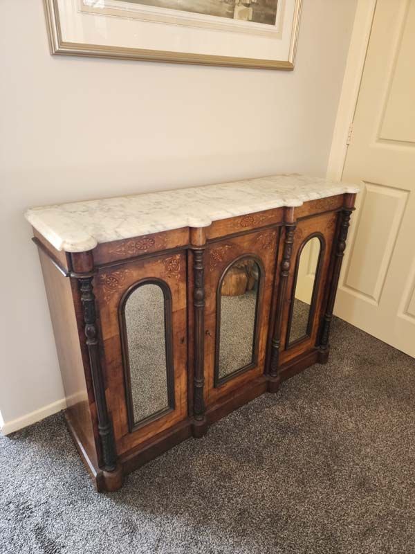 Victorian Marble Top Sideboard