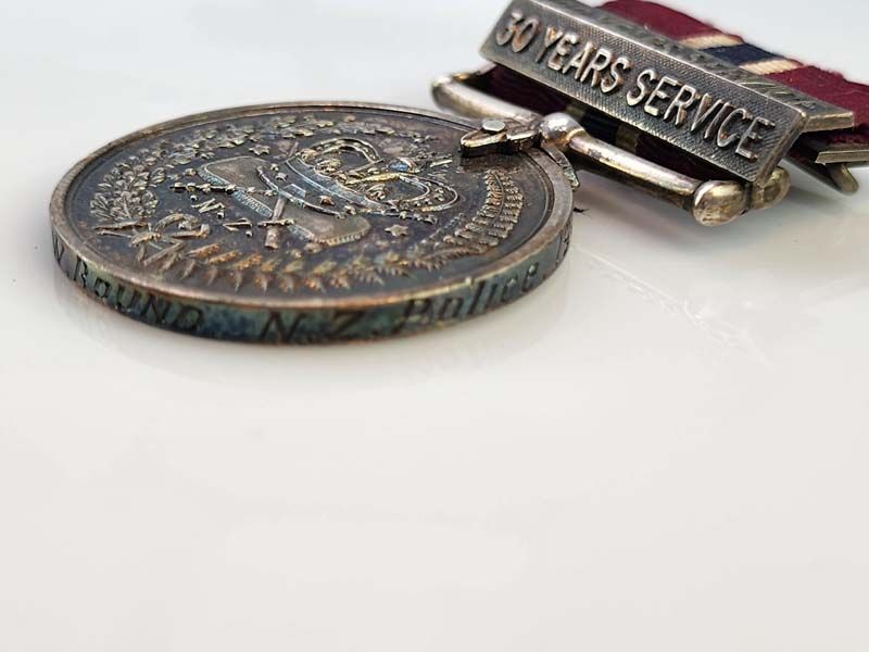 Military and other: NZ Police Medal, 30 years service