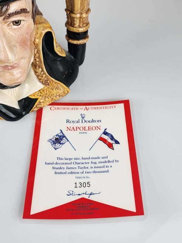 Character Jugs: Napoleon D6941 with certificate