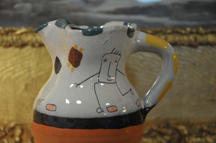 - Signed studio pottery: Steve Fullmer jug