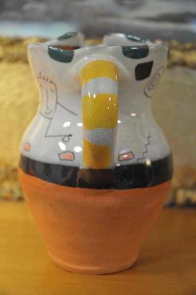 - Signed studio pottery: Steve Fullmer jug