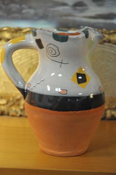- Signed studio pottery: Steve Fullmer jug