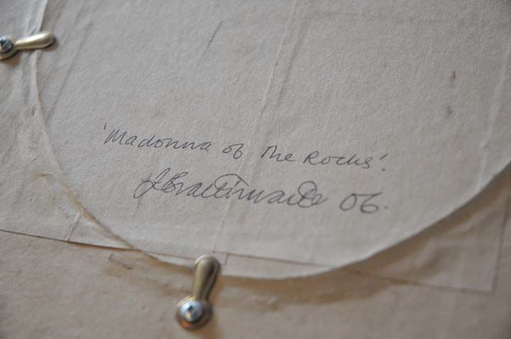 Joanna Braitwaite Painting - Madonna of the rocks