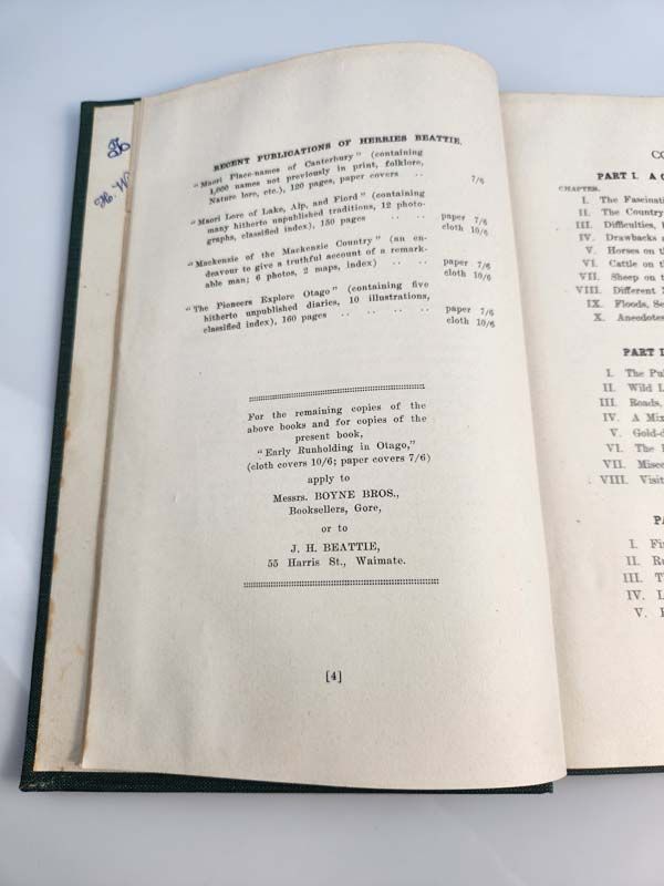 Books: Early Runholding in Otago