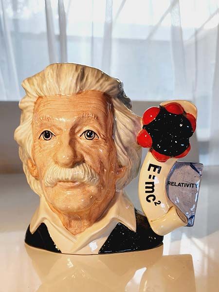 Character Jugs: Albert Einstein D7023 - Royal Doulton Character Jug