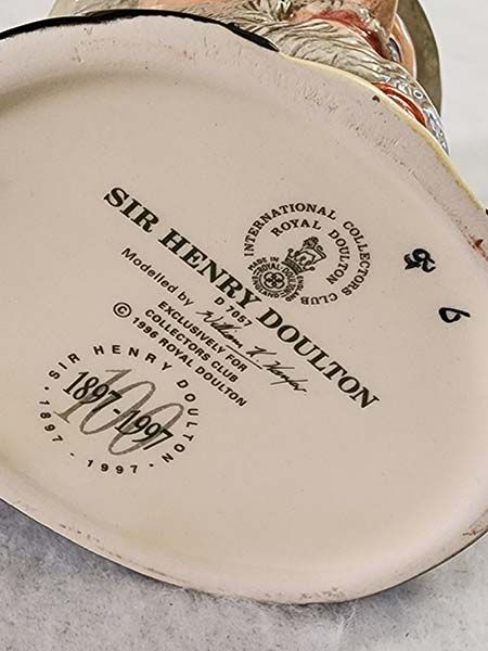 China & Ceramics: Sir Henry Doulton D7057 - Royal Doulton Character Jug