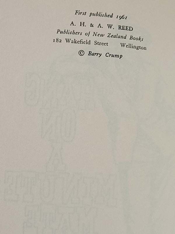 Barry Crump: Hang On A Minute Mate