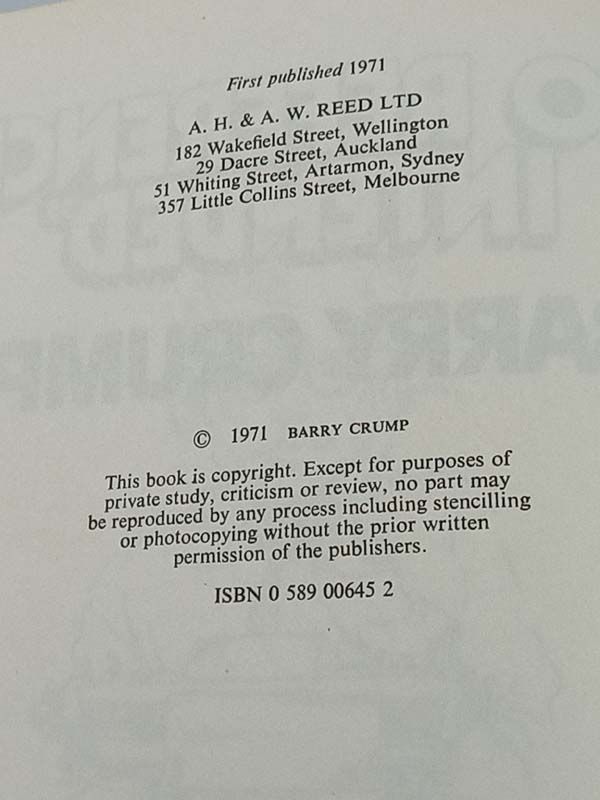 Barry Crump: No Reference Intended