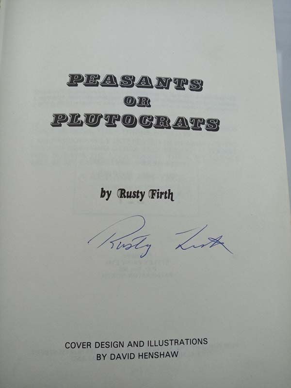New Zealand books: Peasants or Plutocrats