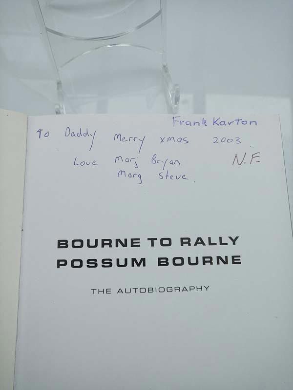 New Zealand books: Bourne To Rally - Possum Bourine