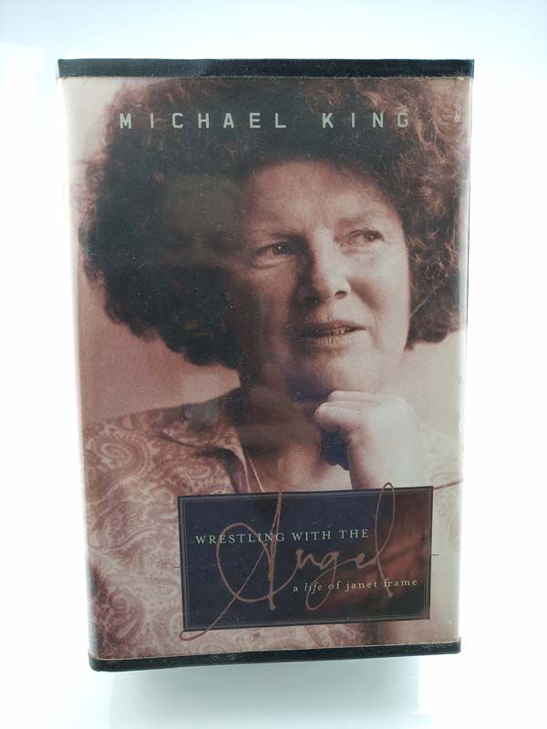 New Zealand books: Wrestling with the Angel a life of janet frame (Signed)