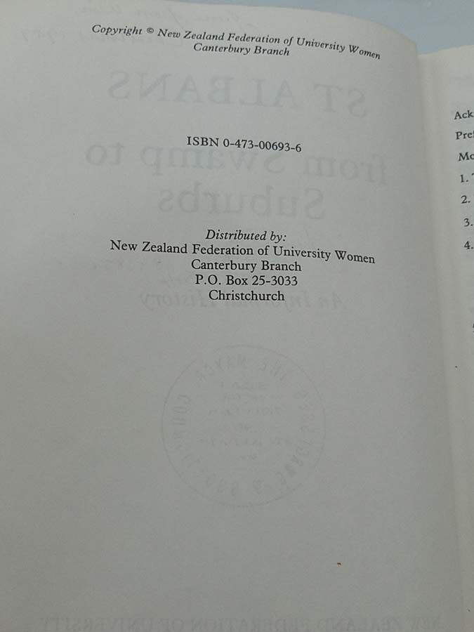 Books: St Albans from Swamp to suburbs