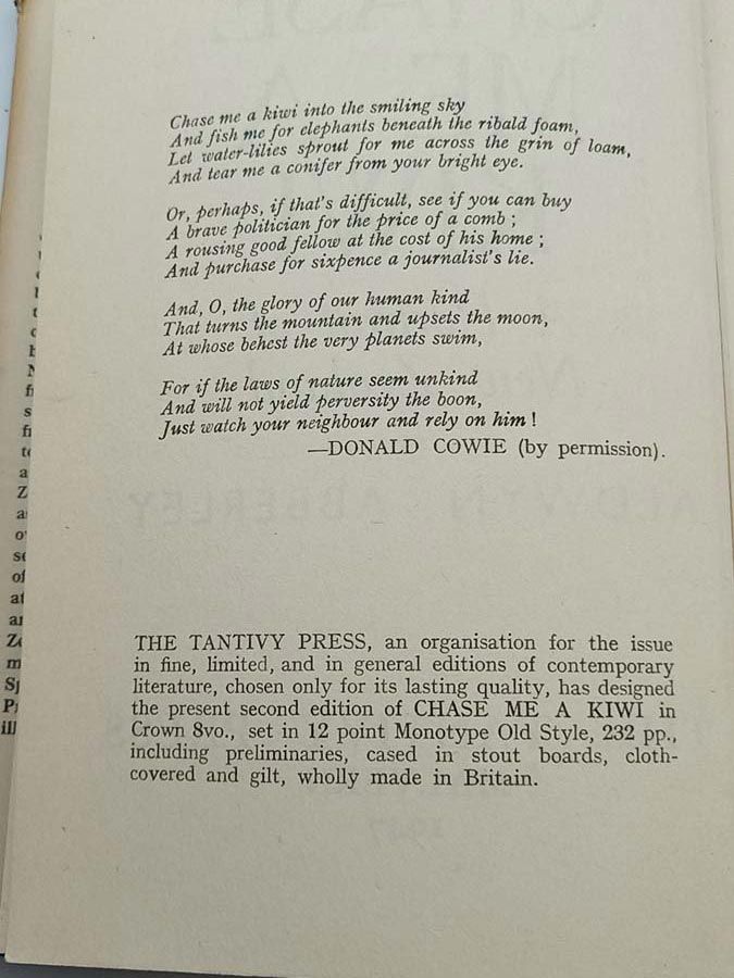 Books: Chase Me A Kiwi