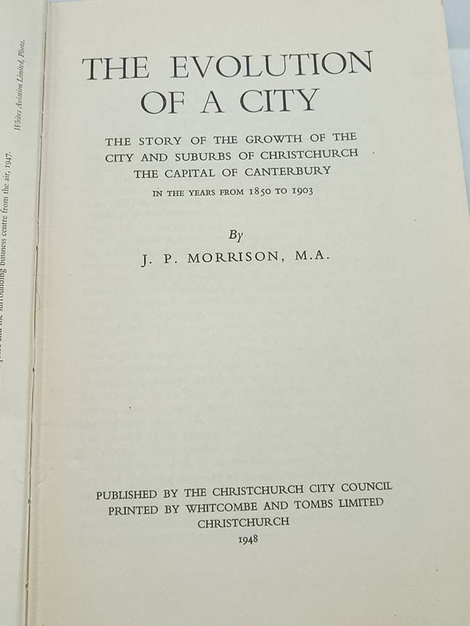 New Zealand books: The Evolution of a City