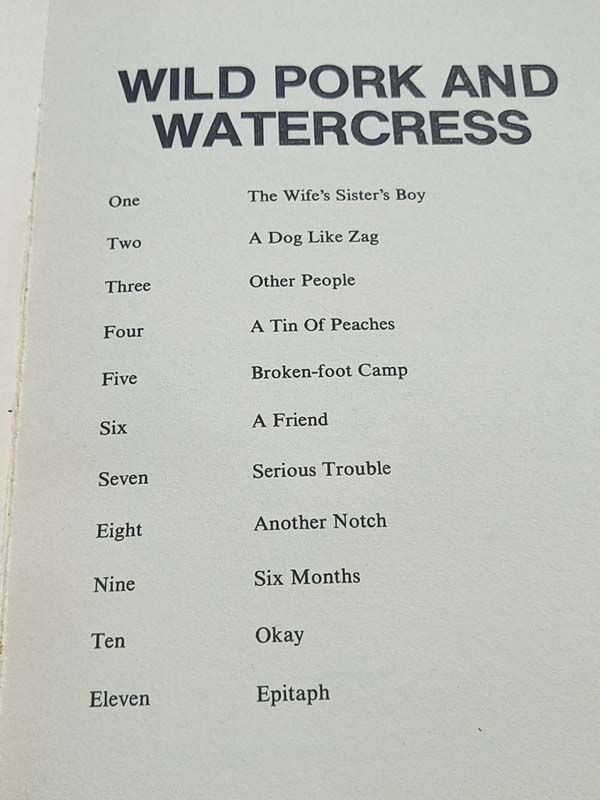 New Zealand books: Wild Pork and Watercress