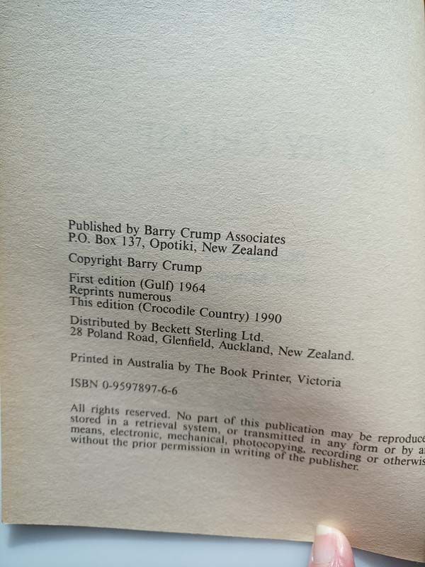 Barry Crump: Crocodile Country