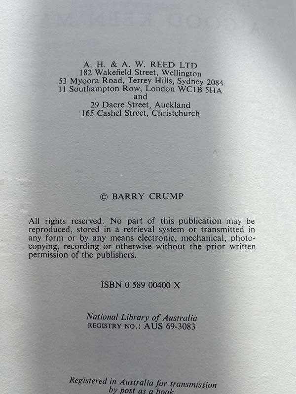 Barry Crump: A Good Keen man